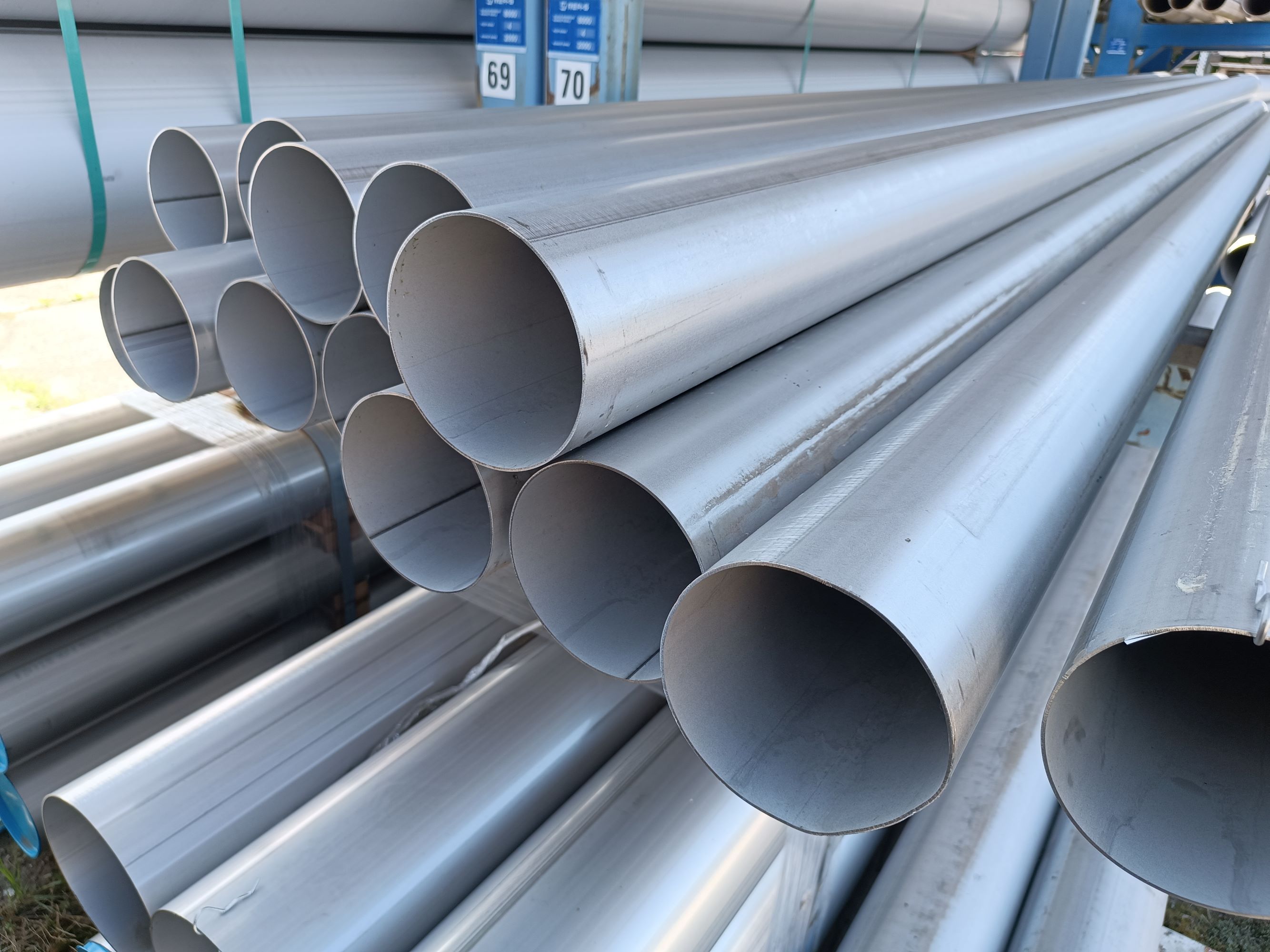 rúra nerezová zváraná  114,3x2,0 mm, L 6000 mm, akosť 1.4301/304, povrch štandard,  EN 10217-7
