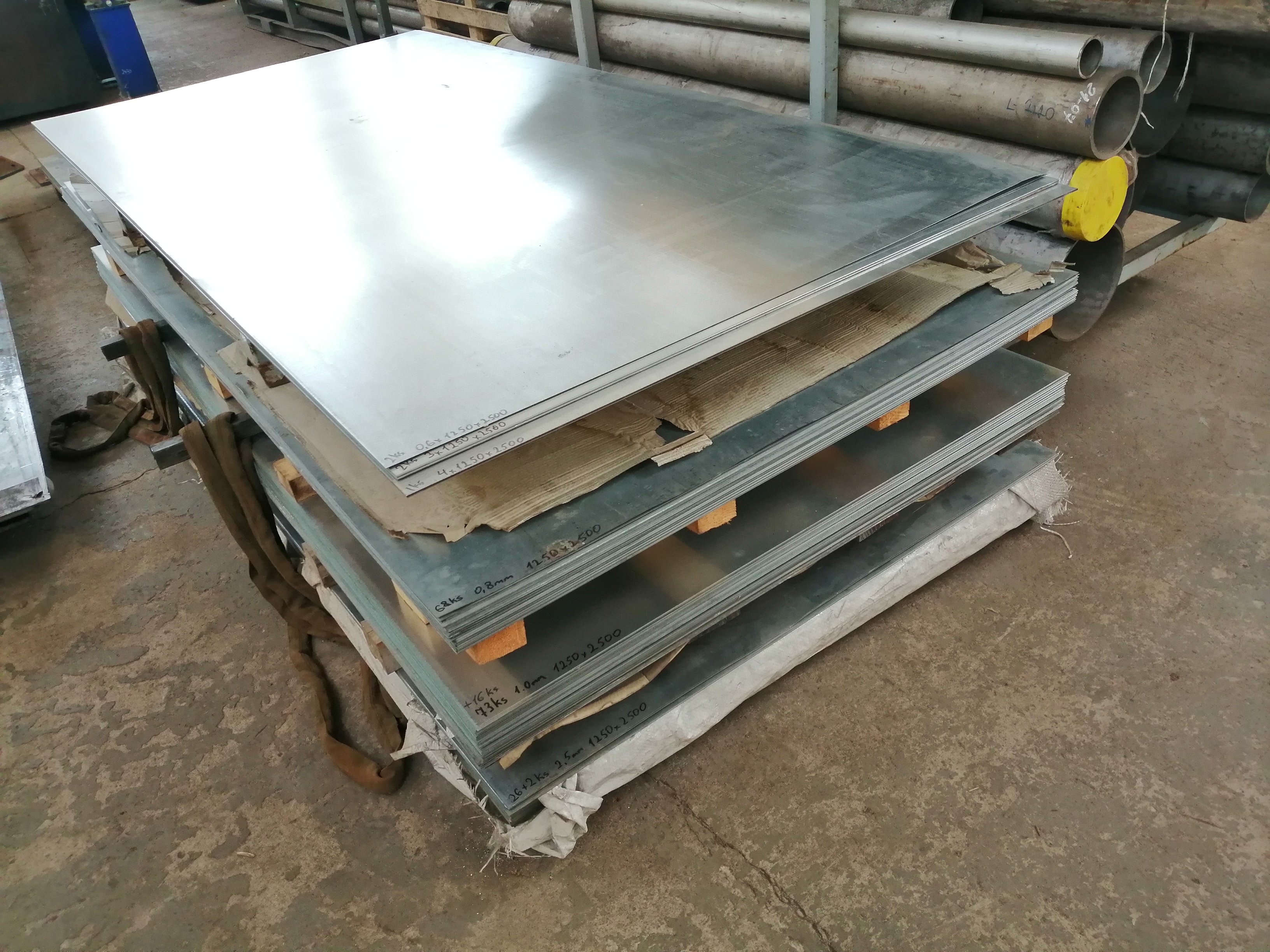 plech 1,2x700x2270 mm, akosť DC01,  za studena valcovaný